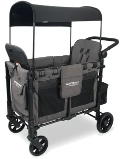 Wonderfold WonderFold W2 Elite Stroller Wagon - Charcoal Grey