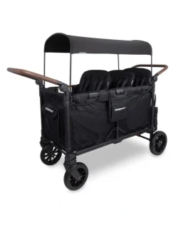 Wonderfold WonderFold W6 Luxe Pro Stroller Wagon - Jet Black