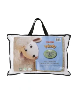 Wooltara Australian Wool Rich Cot Size Pillow in White