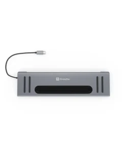 XtremeMac Type-C Docking Hub Station 12 ports in Silver