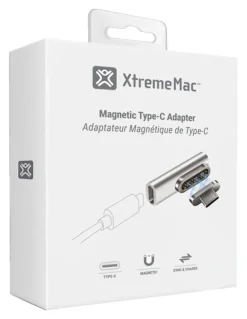 XtremeMac XtremeMac Magnetic Type-C Adapter in Silver