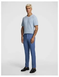 yd. Alfredo Slim Dress Pant in Blue