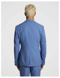 yd. Alfredo Slim Suit Jacket in Blue