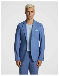 yd. Alfredo Slim Suit Jacket in Blue