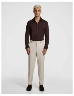yd. Charles Tapered Chino in Natural