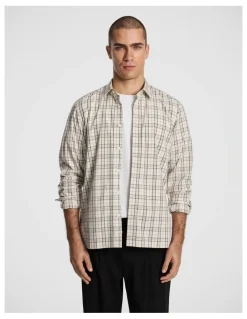 yd. Conrad Check Shirt in Natural