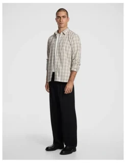 yd. Conrad Check Shirt in Natural