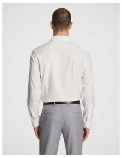 yd. Marco Slim Fit Dress Shirt in White