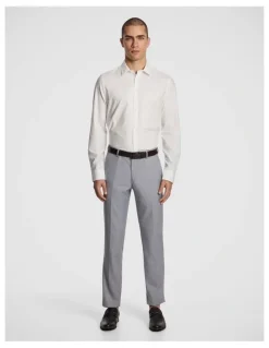 yd. Marco Slim Fit Dress Shirt in White