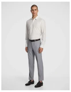 yd. Marco Slim Fit Dress Shirt in White