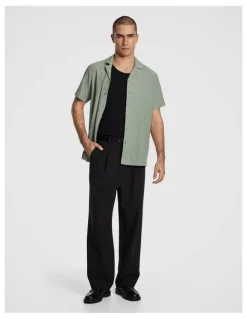 yd. Murdock Textured Shirt in Sage