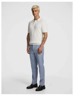yd. Pembroke Slim Dress Pant in Light Blue