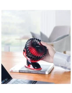 Yoobao Black Noiseless Mini Clip Fan