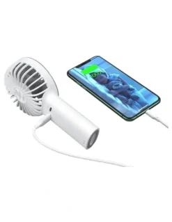 Yoobao White Mini Fan & Power Bank